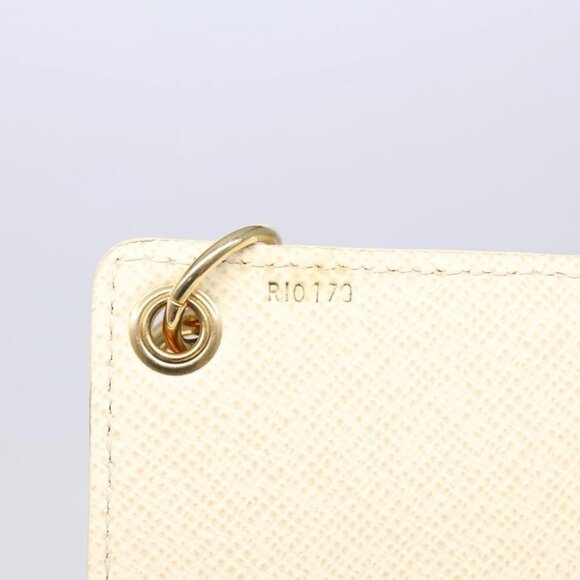 LOUIS VUITTON Damier Azur Porte Cles Afish Key Ring M66178 LV Auth 141200 - Picture 9 of 9